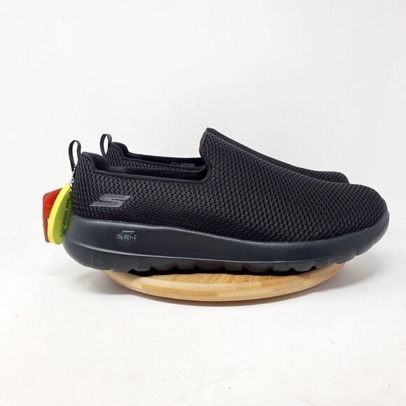 Skechers Go Walk Max Shoes Mens 9 EWW Extra WIDE Sneakers Slip On Black - Picture 1 of 12